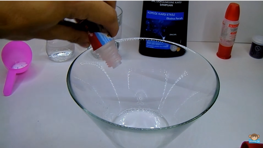 tutkal ile slime yapımı